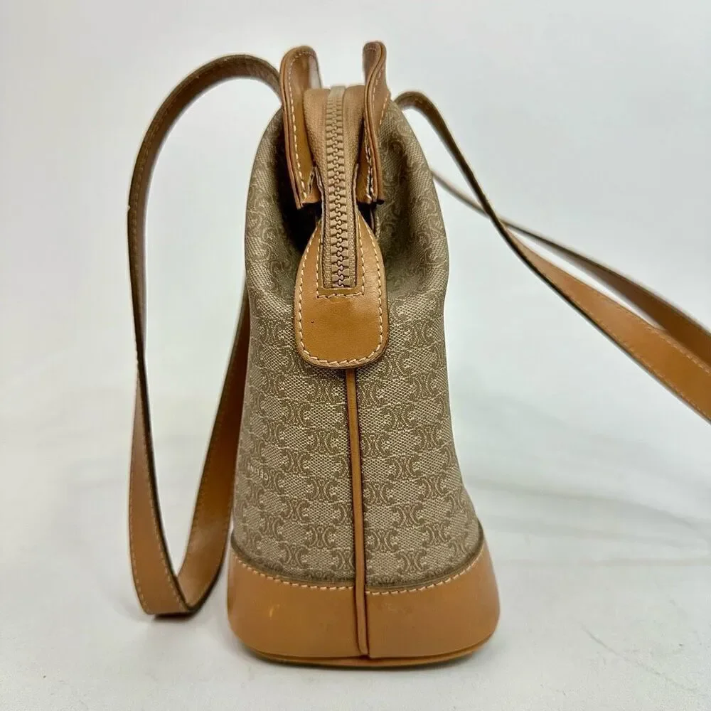 Vintage Celine Monogram Coated Canvas Tote - Picture 6 of 16